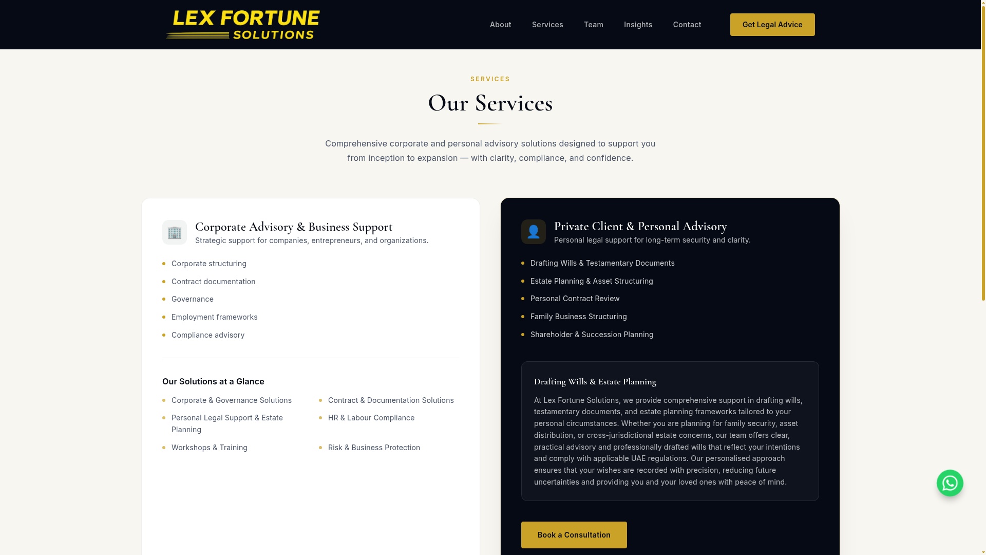 Lex Fortune Solutions screenshot 2